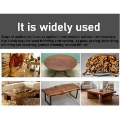 LIFCAUSAL 4-Zoll-Holzschnitzscheibe Für Winkelschleifer Mit 5/8-Zoll-Dorn-Holzformscheibe, Winkelschleifscheibe, Drehwerkzeug, Holzschneideformer (Gold-Arc-Oberfläche) -Winkelschleifer & Mauernutfräsen Verkäufe 67021680 5