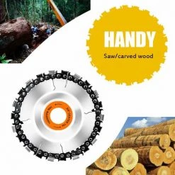 LIFCAUSAL 100 Mm 22 Zähne Schleifmaschine Holzbearbeitungsscheibe Nutmaschine Ketten Scheibe Holzschnitzerei Trennscheibe Für Typ100 115 Winkelschleifer Schnitzen Formschneiden (Mehrfarbig) -Winkelschleifer & Mauernutfräsen Verkäufe 67021681 4