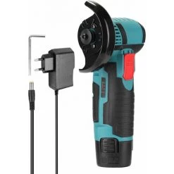 LIFCAUSAL Elektrisches Schleifwerkzeug Mit 19500 U / Min, Multifunktionsschneider Zum Schneiden, Polieren, Keramikfliesen, Holz, Stein, Stahl (Multicolor-EU-Stecker)