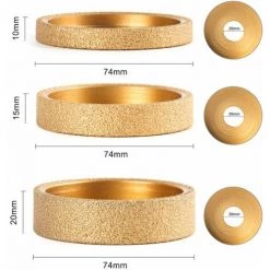 LIFCAUSAL Gelötete Diamant-Winkelschleifscheibe Winkelschleifscheibe Schleifscheibe Manuelle Schleifscheibe Für Edelstein Granit Marmor Glas Wolfram Stahl Hartlegierung Keramik (Gold -15 Mm) 9 LIFCAUSAL Gelötete Diamant-Winkelschleifscheibe Winkelschleifscheibe Schleifscheibe Manuelle Schleifscheibe Für Edelstein Granit Marmor Glas Wolfram Stahl Hartlegierung Keramik (Gold -15 Mm) -Winkelschleifer & Mauernutfräsen Verkäufe 67021701 5