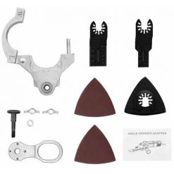 LIFCAUSAL Winkelschleifer Refit Zum Polieren Schneidwerkzeug Zubehör-Set Winkelschleifer Aadapter Holzschneiden Polieren Nägel Schneiden Wandschleifen Utility Modification Tool Set Mehrzweck-Haushalt (mehrfarbig)