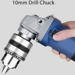 LIFCAUSAL Bohrfutter Elektrischer Winkelschleifer Adapter Zubehör Schnellwechsel Bohrer Adapter Konverter Schlagbohrer Bits In 10 Mm (Silber) -Winkelschleifer & Mauernutfräsen Verkäufe 67021743 4