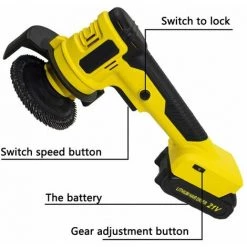 LIFCAUSAL 0-12000 U/min Winkelschleifer Elektrisches Schleifwerkzeug Multifunktionaler Polierer Cutter Zum Schneiden Polieren Keramikfliesen Holz Stein Stahl (Host) -Winkelschleifer & Mauernutfräsen Verkäufe 67021748 4