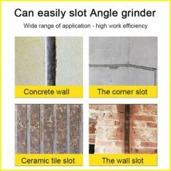LIFCAUSAL Adapter Für Winkelschleifer Auf Nutmaschine Praktisches Umrüstkopf-Zubehör Professionelles Schnelles Praktisches Hilfswerkzeug (Multicolor-M14) -Winkelschleifer & Mauernutfräsen Verkäufe 67021756 3