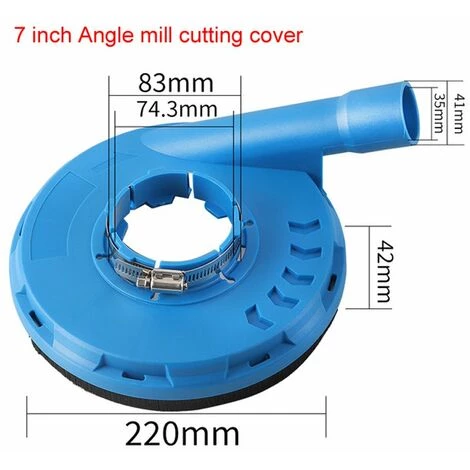 LIFCAUSAL 5-Zoll-Winkelschleifer-Staubschutz Praktischer Winkelschleifer-Staubschutz Haushalts-Winkelschleifer-Schutzhülle Geeignet Für Winkelschleifer Vom Typ 100/115/125 (Schwarz-Typ1) 5 LIFCAUSAL 5-Zoll-Winkelschleifer-Staubschutz Praktischer Winkelschleifer-Staubschutz Haushalts-Winkelschleifer-Schutzhülle Geeignet Für Winkelschleifer Vom Typ 100/115/125 (Schwarz-Typ1) – Bild 5