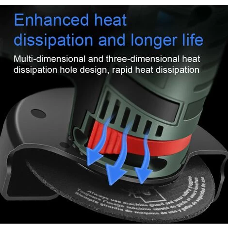 LIFCAUSAL 19500R/Min Kabellose Elektrische Keramikfliesen-Reinigungsmaschine Winkelschleifmaschine Bürstenloses Kupfer-Wohnmobil Haushaltstragbare Handheld-Dienstprogramm Trennschleifmaschine (ohne Batterie) 4 LIFCAUSAL 19500R/Min Kabellose Elektrische Keramikfliesen-Reinigungsmaschine Winkelschleifmaschine Bürstenloses Kupfer-Wohnmobil Haushaltstragbare Handheld-Dienstprogramm Trennschleifmaschine (ohne Batterie) – Bild 4