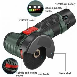 LIFCAUSAL 19500R/Min Kabellose Elektrische Keramikfliesen-Reinigungsmaschine Winkelschleifmaschine Bürstenloses Kupfer-Wohnmobil Haushaltstragbare Handheld-Dienstprogramm Trennschleifmaschine (ohne Batterie) 9 LIFCAUSAL 19500R/Min Kabellose Elektrische Keramikfliesen-Reinigungsmaschine Winkelschleifmaschine Bürstenloses Kupfer-Wohnmobil Haushaltstragbare Handheld-Dienstprogramm Trennschleifmaschine (ohne Batterie) -Winkelschleifer & Mauernutfräsen Verkäufe 67021774 5