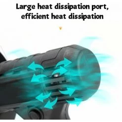 LIFCAUSAL Mini-Akku-Winkelschleifer Schleifwerkzeuge Haushalts-Handpolier-Trennwerkzeug (Schwarz-EU-Stecker-16,8 V, Zwei Batterien) -Winkelschleifer & Mauernutfräsen Verkäufe 67021791 4