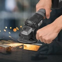 LIFCAUSAL 21 V Bürstenloses Winkelschleifer-Werkzeug Mini-Hand-Akku-Polierschneidemaschine 100 Mm Variable Geschwindigkeit 6,0 Ah Lithium-Ionen-Elektro-Hochleistungs-Metallschneider Mit Seitlichem Griff - EU-Stecker 528TV (6,0 Ah) Akku 2St -Winkelschleifer & Mauernutfräsen Verkäufe 67021796 3