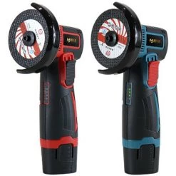BENOBBY KIDS Mini-Akku-Winkelschleifer, 12,6 V Professioneller Akku-Winkelschleifer Mit 2 * Scheibenf?chern, 1 * Ladeger?t, 2 * 7,65 Mm Trennscheiben Zum Schleifen Und Schneiden