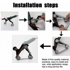 LIFCAUSAL Multifunktionaler Eisen-Winkelschleifer Schleifbandadapter Zubehör Für Schleifmaschine Schleif-Poliermaschine (Typ 1) -Winkelschleifer & Mauernutfräsen Verkäufe 67221492 3