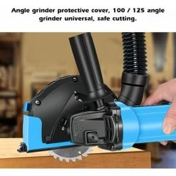 LIFCAUSAL 100-Winkelschleifer-Schneidabdeckung 4-Zoll-Steinstaubsammelabdeckung Staubfreie Schneidabdeckung 5-Zoll-Staubschutzhaube Mit Schlitz Für 125-Winkelschleifer-Schneidstaubabdeckung -Winkelschleifer & Mauernutfräsen Verkäufe 67221500 3