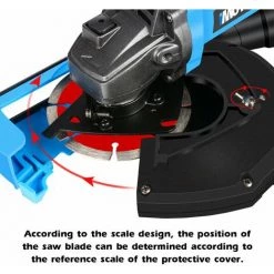 LIFCAUSAL 100-Winkelschleifer-Schneidabdeckung 4-Zoll-Steinstaubsammelabdeckung Staubfreie Schneidabdeckung 5-Zoll-Staubschutzhaube Mit Schlitz Für 125-Winkelschleifer-Schneidstaubabdeckung -Winkelschleifer & Mauernutfräsen Verkäufe 67221500 4