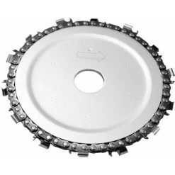 LIFCAUSAL 5 Zoll 14 Zähne Grinder Chain Disc 22 Mm Laube Holzbearbeitung Schnitzscheibe Für 125 Mm Winkelschleifer Und Kreissäge ()