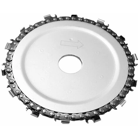 LIFCAUSAL 5 Zoll 14 Zähne Grinder Chain Disc 22 Mm Laube Holzbearbeitung Schnitzscheibe Für 125 Mm Winkelschleifer Und Kreissäge () 1 LIFCAUSAL 5 Zoll 14 Zähne Grinder Chain Disc 22 Mm Laube Holzbearbeitung Schnitzscheibe Für 125 Mm Winkelschleifer Und Kreissäge ()