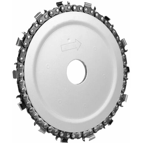 LIFCAUSAL 5 Zoll 14 Zähne Grinder Chain Disc 22 Mm Laube Holzbearbeitung Schnitzscheibe Für 125 Mm Winkelschleifer Und Kreissäge () 4 LIFCAUSAL 5 Zoll 14 Zähne Grinder Chain Disc 22 Mm Laube Holzbearbeitung Schnitzscheibe Für 125 Mm Winkelschleifer Und Kreissäge () – Bild 4