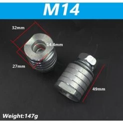 LIFCAUSAL Adapter Für Winkelschleifer Auf Nutmaschinen, Konvertierungsköpfe, Zubehör, Professioneller Adapter, Schnelles, Praktisches Hilfswerkzeug (M14) -Winkelschleifer & Mauernutfräsen Verkäufe 67221546 3
