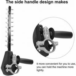 LIFCAUSAL Winkelschleifer Modifizierte Heckenschere Zubehör Set Winkelschleifer Modifizierung Elektro Haushalts Gartengeräte Gartenarbeit Herbst Trimmer Für Typ 100 115 125 Winkelschleifer (Schwarz) -Winkelschleifer & Mauernutfräsen Verkäufe 67221557 4