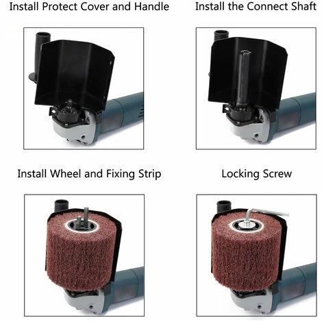 LIFCAUSAL Multifunktionaler Winkelschleifer Aufsatz Poliermaschine Teile Zubehör (Typ 1) 4 LIFCAUSAL Multifunktionaler Winkelschleifer Aufsatz Poliermaschine Teile Zubehör (Typ 1) – Bild 4
