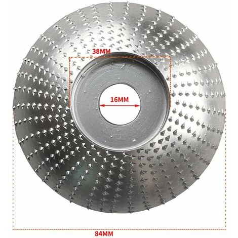 LIFCAUSAL Holzschleifscheibe Drehscheibe Tischler Winkelschleifer Holz Wolframkarbid Schleifscheibe Formscheibe Für Die Holzbearbeitung Polierskulptur 3 LIFCAUSAL Holzschleifscheibe Drehscheibe Tischler Winkelschleifer Holz Wolframkarbid Schleifscheibe Formscheibe Für Die Holzbearbeitung Polierskulptur – Bild 3