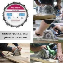 LIFCAUSAL 5 Zoll 14 Zähne Grinder Chain Disc 22 Mm Arbor Holzbearbeitung Carving Disc Für 125 Mm Winkelschleifer Und Kreissäge 125 * 22 Mm 9 LIFCAUSAL 5 Zoll 14 Zähne Grinder Chain Disc 22 Mm Arbor Holzbearbeitung Carving Disc Für 125 Mm Winkelschleifer Und Kreissäge 125 * 22 Mm -Winkelschleifer & Mauernutfräsen Verkäufe 67221698 5