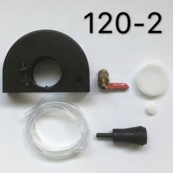 LIFCAUSAL 120 * 43 Mm Winkelschleifer-Schild-Set Wasser Hinzufügen Staubdichte Abdeckung Schutzhülle Zubehör-Set Für Elektrischen Winkelschleifer (Schwarz-) -Winkelschleifer & Mauernutfräsen Verkäufe 67221766 3