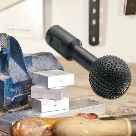 LIFCAUSAL Sphärisches Holz Gerilltes Schnitzdreh-Winkelschleifer Holzschnitzwerkzeug Kugelwinkelschleifer (Schwarz-10 Mm) 3 LIFCAUSAL Sphärisches Holz Gerilltes Schnitzdreh-Winkelschleifer Holzschnitzwerkzeug Kugelwinkelschleifer (Schwarz-10 Mm) – Bild 3