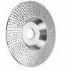LIFCAUSAL Holzbearbeitungspolitur Thorn Plate Angle Grinder Schleifscheibe Rundschleif- Und Polierscheibe Mit Prick (Silver-Bevel)