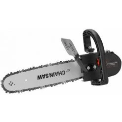 LIFCAUSAL 12-Zoll-Elektro-Kettensäge, Refit-Konvertierung, Verstellbares Universalhalterungsset, Winkelschleifer In Kettensägen-Teilesatz, Holzbearbeitungs-Elektrowerkzeug Mit M-10-Kettenrad (mehrfarbig)