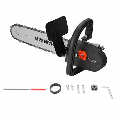 LIFCAUSAL 12-Zoll-Elektro-Kettensäge, Refit-Konvertierung, Verstellbares Universalhalterungsset, Winkelschleifer In Kettensägen-Teilesatz, Holzbearbeitungs-Elektrowerkzeug Mit M-10-Kettenrad (mehrfarbig) 3 LIFCAUSAL 12-Zoll-Elektro-Kettensäge, Refit-Konvertierung, Verstellbares Universalhalterungsset, Winkelschleifer In Kettensägen-Teilesatz, Holzbearbeitungs-Elektrowerkzeug Mit M-10-Kettenrad (mehrfarbig) – Bild 3