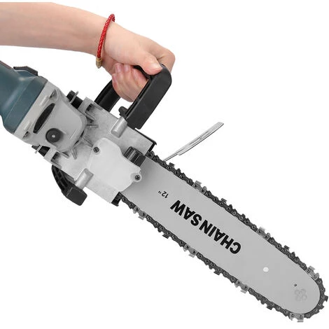 LIFCAUSAL 12-Zoll-Elektro-Kettensäge, Refit-Konvertierung, Verstellbares Universalhalterungsset, Winkelschleifer In Kettensägen-Teilesatz, Holzbearbeitungs-Elektrowerkzeug Mit M-10-Kettenrad (mehrfarbig) 5 LIFCAUSAL 12-Zoll-Elektro-Kettensäge, Refit-Konvertierung, Verstellbares Universalhalterungsset, Winkelschleifer In Kettensägen-Teilesatz, Holzbearbeitungs-Elektrowerkzeug Mit M-10-Kettenrad (mehrfarbig) – Bild 5