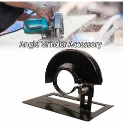 LIFCAUSAL Winkelschleifer Sicherheitsschutz Schild Abdeckung Halterung Ständer Halter Stützbasis Metall Holzbearbeitung Radschutz Schneidemaschine Werkzeug (-Grinder Stand) -Winkelschleifer & Mauernutfräsen Verkäufe 67221857 3