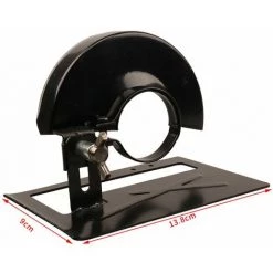 LIFCAUSAL Winkelschleifer Sicherheitsschutz Schild Abdeckung Halterung Ständer Halter Stützbasis Metall Holzbearbeitung Radschutz Schneidemaschine Werkzeug (-Grinder Stand) -Winkelschleifer & Mauernutfräsen Verkäufe 67221857 5
