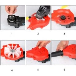 LIFCAUSAL Winkelschleifer Modifizierter Haartrockner Zweizweckgebläse Tragbare Modifikation Einfach Zu Installierender Haartrockner-Modifikationskopf -Winkelschleifer & Mauernutfräsen Verkäufe 67221865 3