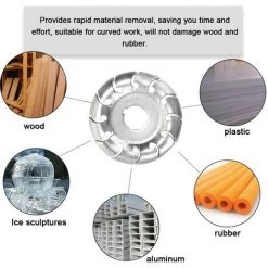 LIFCAUSAL Multifunktionale Holzschnitzscheibe Mit Hoher Härte, 12 Zähne, 16 Mm Bohrung, 65 Mm Durchmesser, Holzformungs-Winkelschleifer, Holzbearbeitungswerkzeug (Silber) 8 LIFCAUSAL Multifunktionale Holzschnitzscheibe Mit Hoher Härte, 12 Zähne, 16 Mm Bohrung, 65 Mm Durchmesser, Holzformungs-Winkelschleifer, Holzbearbeitungswerkzeug (Silber) -Winkelschleifer & Mauernutfräsen Verkäufe 67221910 4