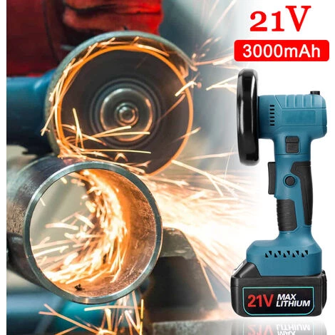 HAPPYSHOPPING 20 V Kabelloser Bürstenloser Tragbarer Mini-Winkelschleifer Wiederaufladbarer 180 ° Drehbarer Winkelschleifer Multifunktionale Polierschneidemaschine 3 HAPPYSHOPPING 20 V Kabelloser Bürstenloser Tragbarer Mini-Winkelschleifer Wiederaufladbarer 180 ° Drehbarer Winkelschleifer Multifunktionale Polierschneidemaschine – Bild 3