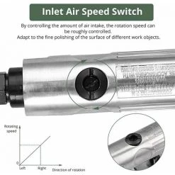 ECHOO Druckluft-Winkelschleifer (1/4 BSP 6,2 Bar) Zum Polieren Von Karosserien Polieren Entgraten Runden Schleifen Ausgestattet Mit 2-Zoll-Korund-Sandscheiben 50 Mm 400 Mesh 80 Mesh 8 ECHOO Druckluft-Winkelschleifer (1/4 BSP 6,2 Bar) Zum Polieren Von Karosserien Polieren Entgraten Runden Schleifen Ausgestattet Mit 2-Zoll-Korund-Sandscheiben 50 Mm 400 Mesh 80 Mesh -Winkelschleifer & Mauernutfräsen Verkäufe 67862822 4