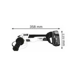 Bosch Akku-Winkelschleifer GWS 18V-10 SC (2x5,5Ah; L)