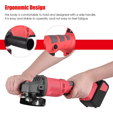 LIFCAUSAL Batterie Elektrischer Winkelschleifer Werkzeug Tragbarer Schleifer Wiederaufladbarer 21 V Akku-Handheld 9000 U / Min 3-Gang-Einstellung Lithium-Ionen-Akku 3Z11 + 4G21 * 2 + 4E51 5 LIFCAUSAL Batterie Elektrischer Winkelschleifer Werkzeug Tragbarer Schleifer Wiederaufladbarer 21 V Akku-Handheld 9000 U / Min 3-Gang-Einstellung Lithium-Ionen-Akku 3Z11 + 4G21 * 2 + 4E51 – Bild 5