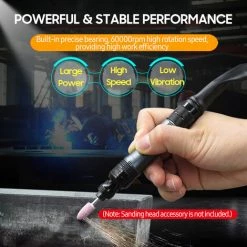 LIFCAUSAL Bleistift-Druckluftschleifer Mit Luftschlauch 2 Spannzangen 1/4 Zoll Pneumatischer Drehstift Stufenlose Geschwindigkeit Handluftbetriebener Schleifer Polierer Schleifen Gravieren Bohrwerkzeug Mit Schlüssel-Tragetasche (Schwarz) 7 LIFCAUSAL Bleistift-Druckluftschleifer Mit Luftschlauch 2 Spannzangen 1/4 Zoll Pneumatischer Drehstift Stufenlose Geschwindigkeit Handluftbetriebener Schleifer Polierer Schleifen Gravieren Bohrwerkzeug Mit Schlüssel-Tragetasche (Schwarz) -Winkelschleifer & Mauernutfräsen Verkäufe 68340088 3