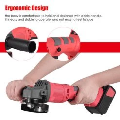 LIFCAUSAL Akku Elektrischer Winkelschleifer Werkzeug Tragbarer Schleifer Wiederaufladbarer 21 V Akku-Handheld 9000 U / Min 3-Gang-Einstellung Lithium-Ionen-Akku 3Z11 + 4G21 + 4E51 9 LIFCAUSAL Akku Elektrischer Winkelschleifer Werkzeug Tragbarer Schleifer Wiederaufladbarer 21 V Akku-Handheld 9000 U / Min 3-Gang-Einstellung Lithium-Ionen-Akku 3Z11 + 4G21 + 4E51 -Winkelschleifer & Mauernutfräsen Verkäufe 68340112 5