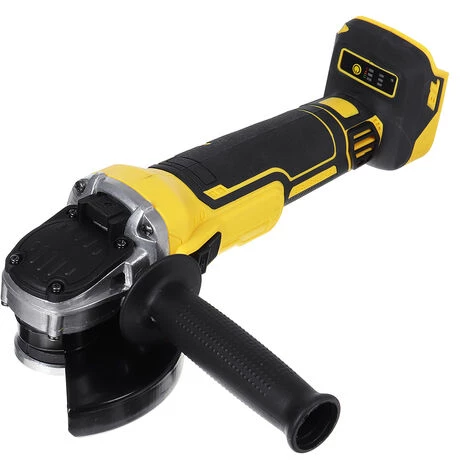 DRILLPRO 100mm Akku Winkelschleifer Trennschleifer Schleifmaschine Gelb + Schwarz 1 DRILLPRO 100mm Akku Winkelschleifer Trennschleifer Schleifmaschine Gelb + Schwarz