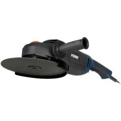 FERM Winkelschleifer 2500W - 230mm - Sicherheitsschalter - Soft-Start - Verstellbare Seitengriff - Soft Griff